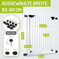 BOMI Türschutzgitter Treppenschutzgitter Ohne Bohren Mira günstig online kaufen