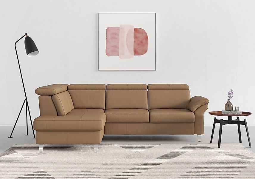 sit&more Ecksofa Arngast L-Form, inklusive Kopfteilverstellung günstig online kaufen