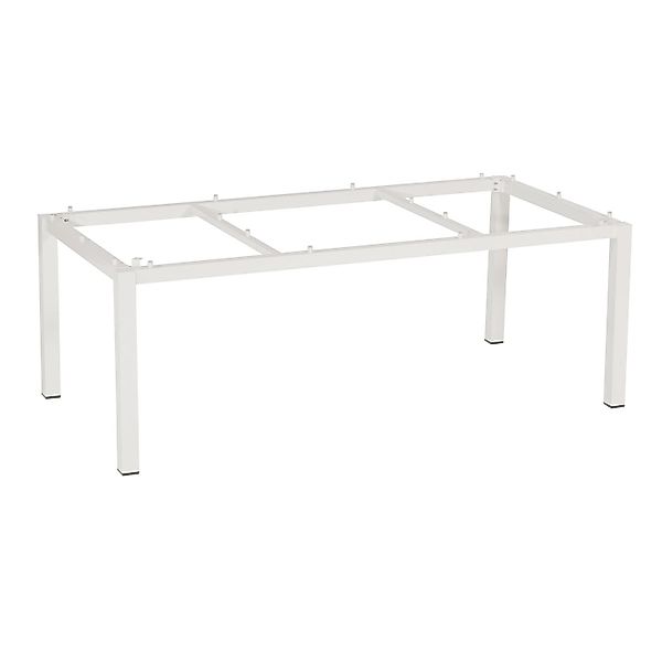 Natur24 Base Tischgestell Aluminium Weiß günstig online kaufen