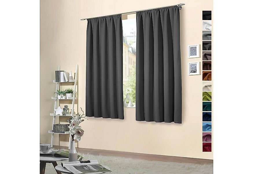 heimtexland Verdunkelungsvorhang Verdunklungsgardinen Thermo Vorhänge blick günstig online kaufen