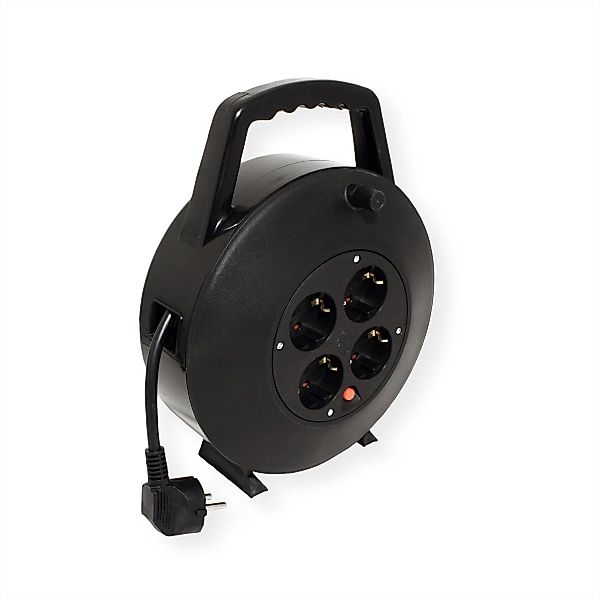 Bachmann Schutzkontakt-Aufrollkabelbox 4fach AC230V Kabel Kabeltrommel günstig online kaufen