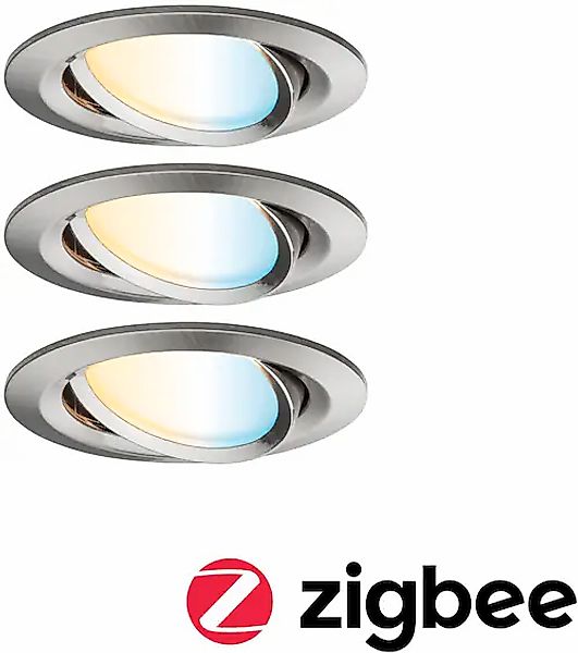 Paulmann LED Einbaustrahler »Nova«, 3er-Set, Schutzart IP23, Ø 8,4 cm, Leuc günstig online kaufen