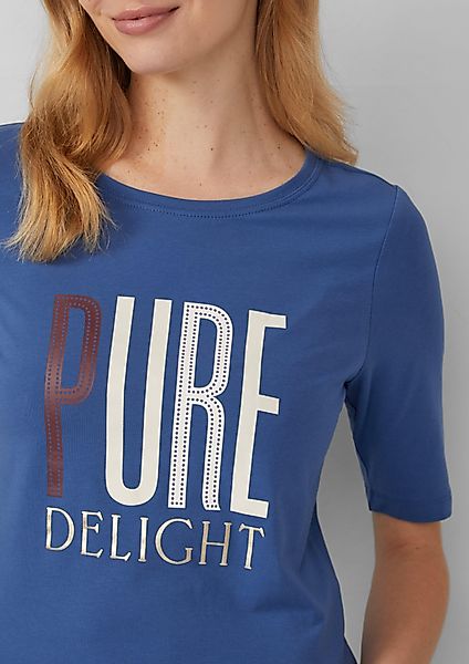 s.Oliver Kurzarmshirt Jersey-T-Shirt im Slim Fit günstig online kaufen