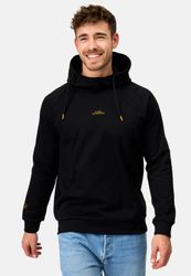 Indicode Kapuzenpullover INVir mit kurzem Schalkragen günstig online kaufen