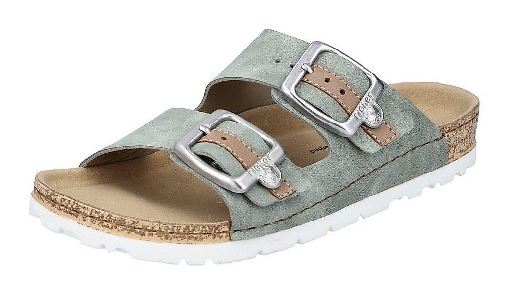 Rieker Pantolette, Sommerschuh, Schlappen mit verstellbaren günstig online kaufen