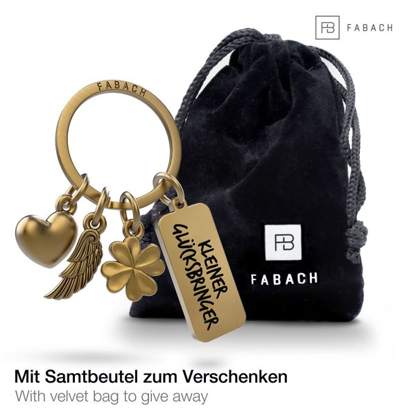 FABACH Schlüsselanhänger 3 Charms mit Gravur günstig online kaufen