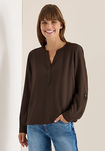 Cecil Langarmbluse in Unifarbe günstig online kaufen