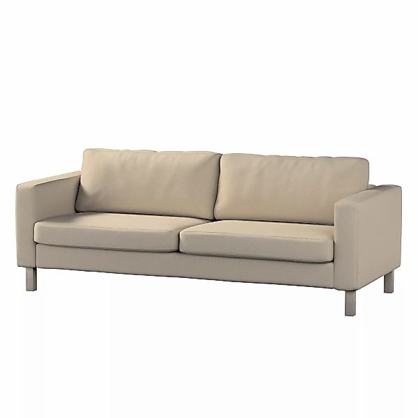 Bezug für Karlstad 3-Sitzer Sofa nicht ausklappbar, kurz, beige, Bezug für günstig online kaufen