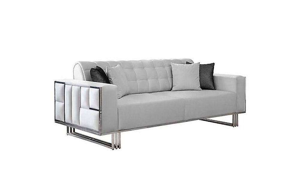 Xlmoebel 2-Sitzer Zweisitzer Couch in Weiß mit verstellbaren Multifunktione günstig online kaufen