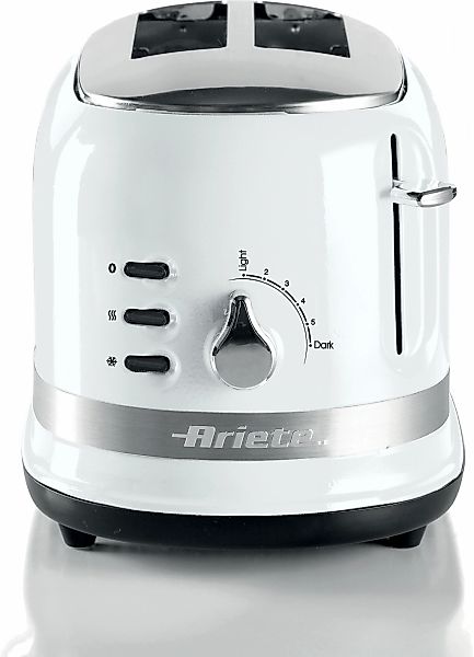 Ariete Toaster "149WH moderna weiß" 2 kurze Schlitze 815 W günstig online kaufen