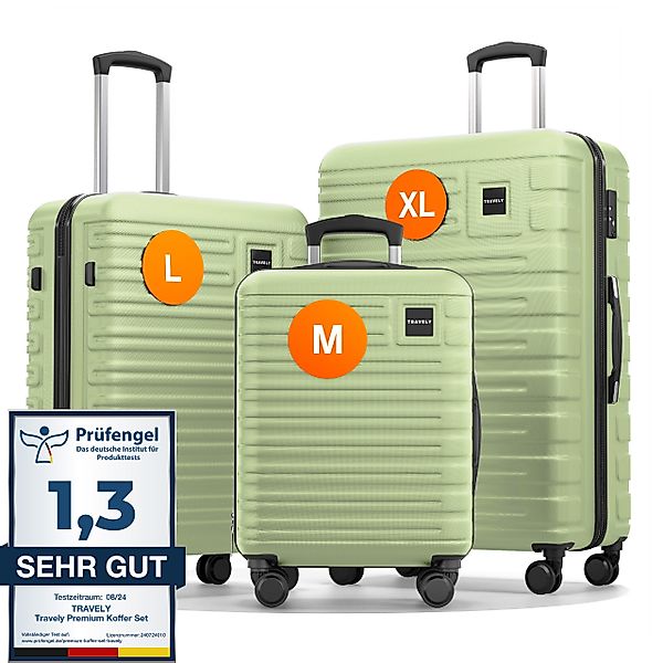 Travely Handgepäck-Trolley Polycarbonat Koffer - Reisekoffer, günstig online kaufen