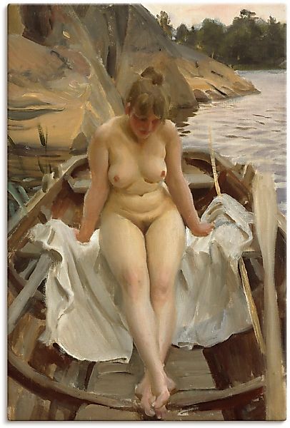 Artland Wandbild »In Werners Ruderboot«, Erotische Bilder, (1 St.), als Lei günstig online kaufen