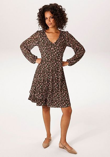 Aniston CASUAL Minikleid mit romantischen Blümchen bedruckt - NEUE KOLLEKTI günstig online kaufen