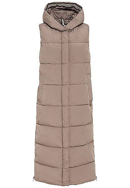 camel active Longweste Lange Steppweste aus günstig online kaufen