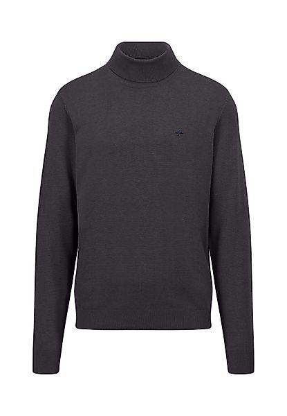 FYNCH-HATTON Rollkragenpullover mit Logostickerei auf der günstig online kaufen