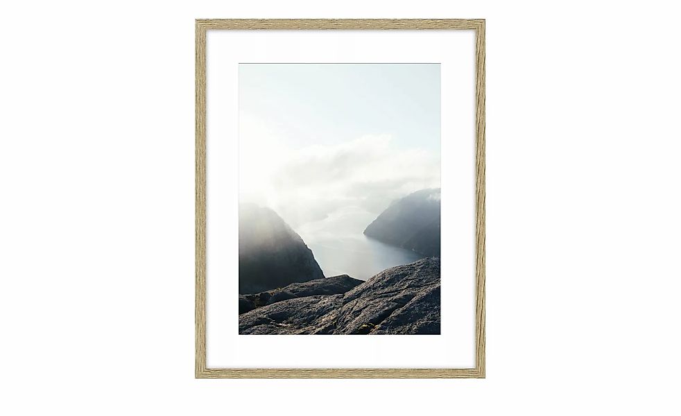 Holzbilderrahmen 40x50 cm  Iceland ¦ holzfarben ¦ Holzwerkstoff ¦ Maße (cm) günstig online kaufen