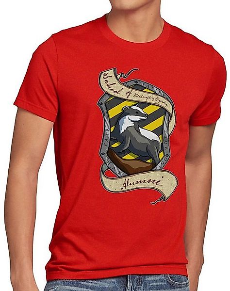 style3 T-Shirt Haus Dachs Hut harry schule zauberei erde potter hogwarts günstig online kaufen