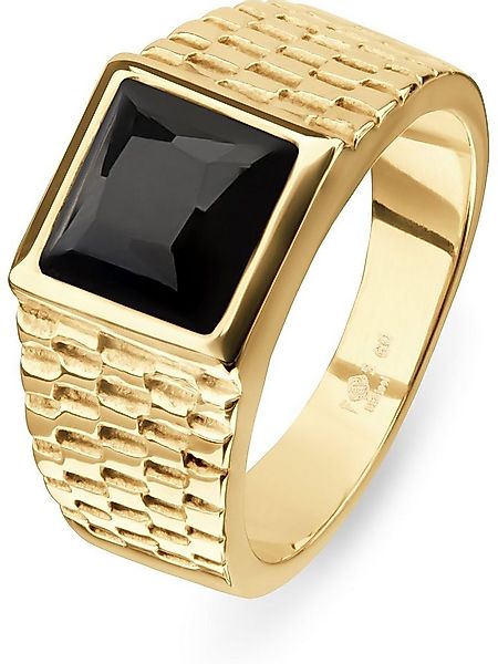 FAVS Fingerring FAVS Herren-Edelstahlring Edelstahl 1 Onyx, Onyx, synthetis günstig online kaufen