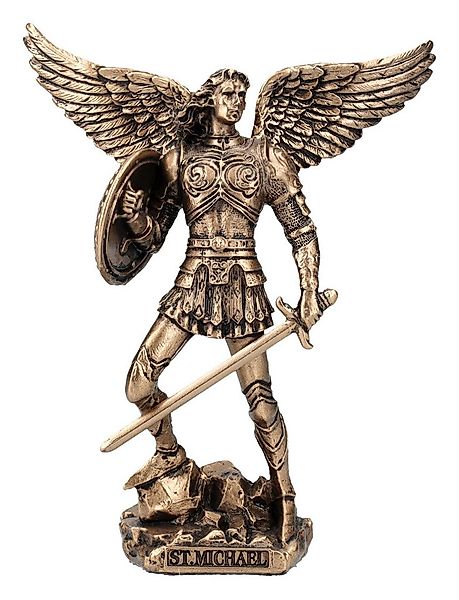 Figuren Shop GmbH Dekofigur Erzengel Michael Figur Miniatur - Himmelskriege günstig online kaufen