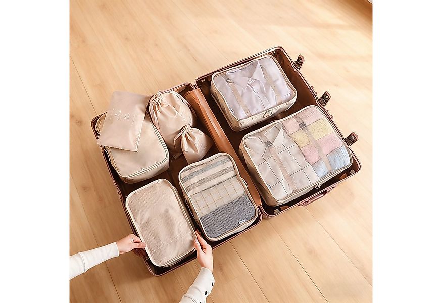 MODFU Kofferorganizer 8-teiliges Reise-Aufbewahrungsset Gepäck Organizer Se günstig online kaufen
