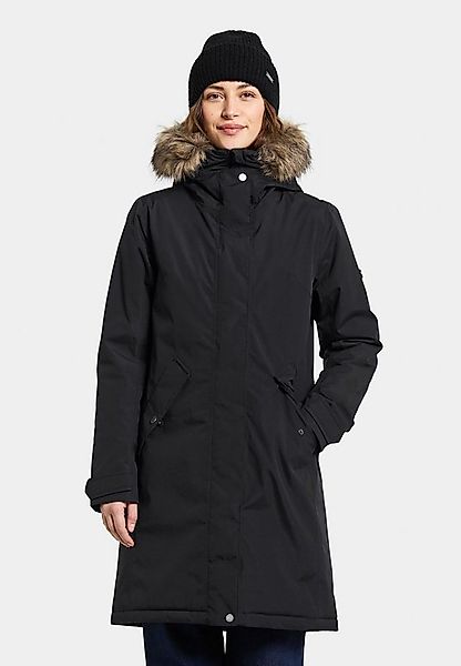 Didriksons Winterjacke Damen Wintermantel Kapuze aus Kunstfell ERNA günstig online kaufen