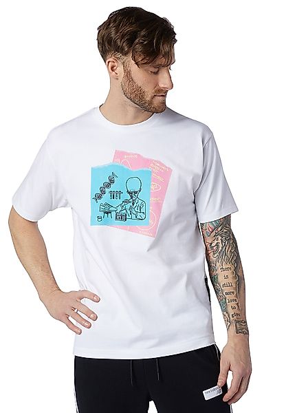 New Balance Herren T-Shirt ATHLETICS EVANS SCIENCE TEE MT11523 WT Weiß günstig online kaufen