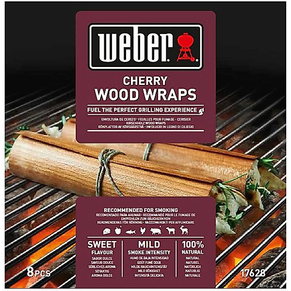 Weber Wood  Wraps aus Kirschholz 8 Stück günstig online kaufen