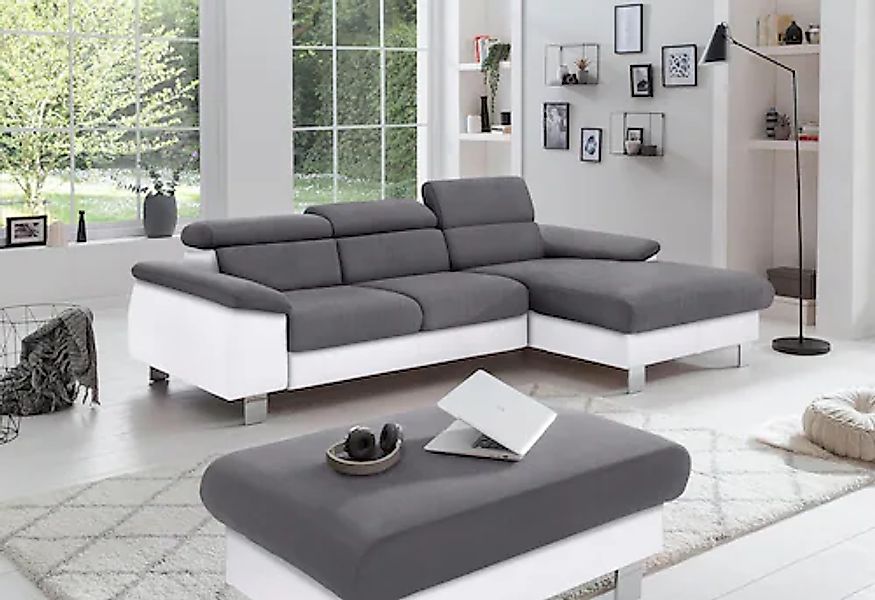 COTTA Polstergarnitur »Komaris L-Form«, (Set), Set bestehend aus: Ecksofa m günstig online kaufen