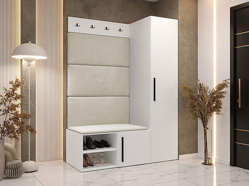 MIRJAN24 Garderoben-Set Medi II, (Drehtürenschrank, Schuhschrank, günstig online kaufen