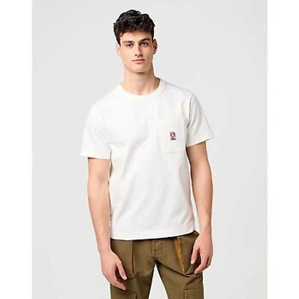 Wrangler  T-Shirt 112371499 POCKET TEE-WORN WHITE günstig online kaufen