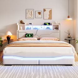 STILVORA Polsterbett 160x200 mit bettkasten,Bettgestell mit günstig online kaufen