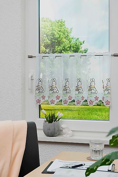 Stickereien Plauen Panneaux "Emily" Stangendurchzug 1 Stk. tlg. günstig online kaufen