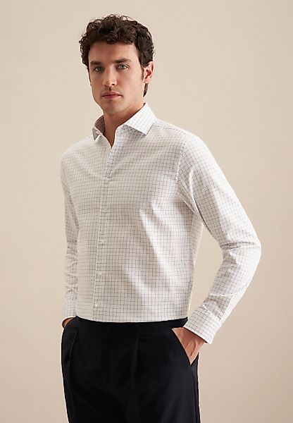 seidensticker Businesshemd "Regular" Regular 1/1 Kentkragen Karo günstig online kaufen