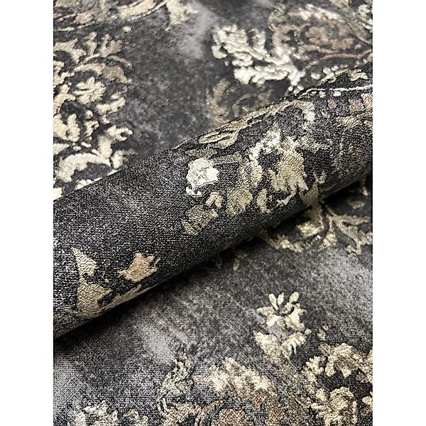 Newroom Vliestapete Milan Black Ornament Barock FSC® günstig online kaufen