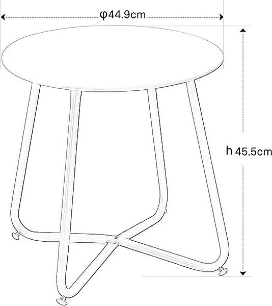 Grand patio Couchtisch Kleiner Couchtisch 44,9 günstig online kaufen