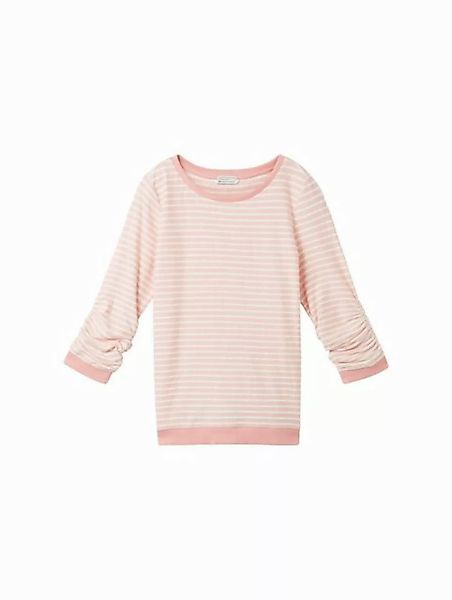 TOM TAILOR Sweatshirt striped jacquard swe günstig online kaufen