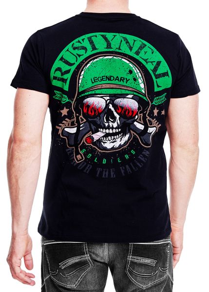 R-NEAL T-Shirt T-Shirt Washed Streetwear Printed günstig online kaufen