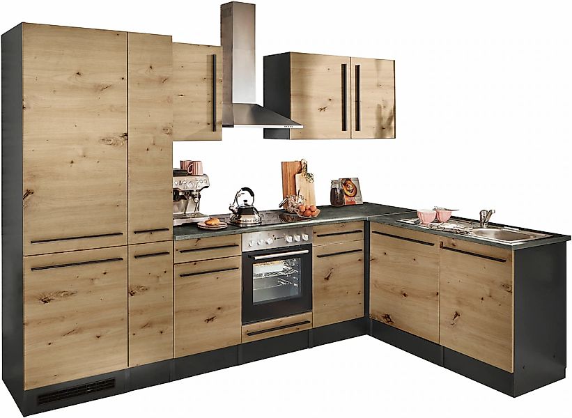 BASIC by Balculina Winkelküche "Jazz" Stellbreite 310x175 cm, wahlweise mit günstig online kaufen