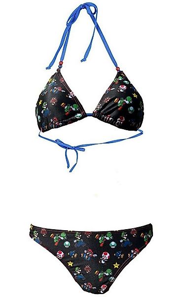 Super Mario Push-Up-Bikini SUPER MARIO Bikini Damen Badeanzug Nintendo günstig online kaufen