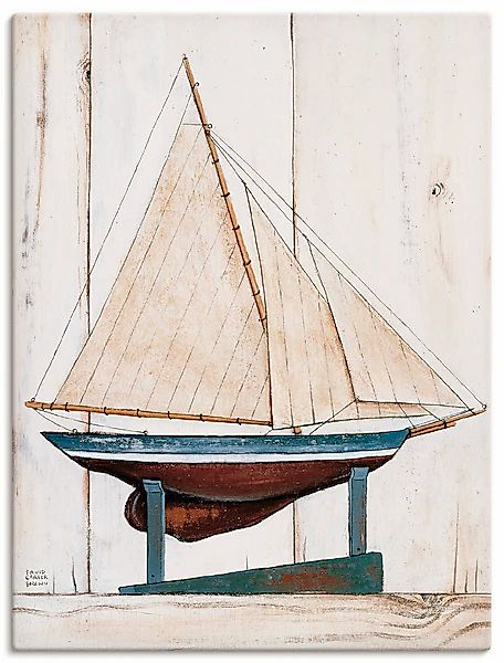 Artland Leinwandbild »Rennjacht« Boote & Schiffe 1 Stk. tlg. auf Keilrahmen günstig online kaufen