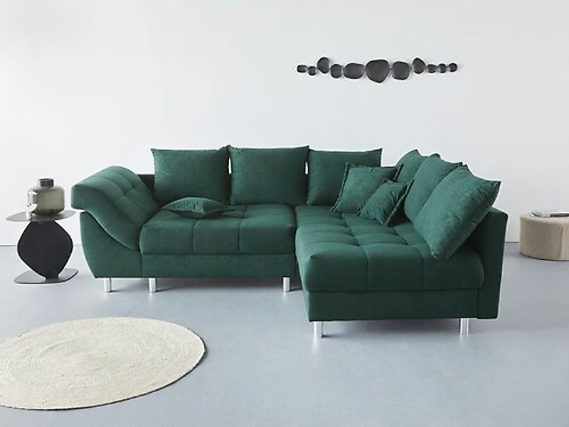 COLLECTION AB Ecksofa »Innsbruck L-Form« inklusive Federkern, Recamiere lin günstig online kaufen