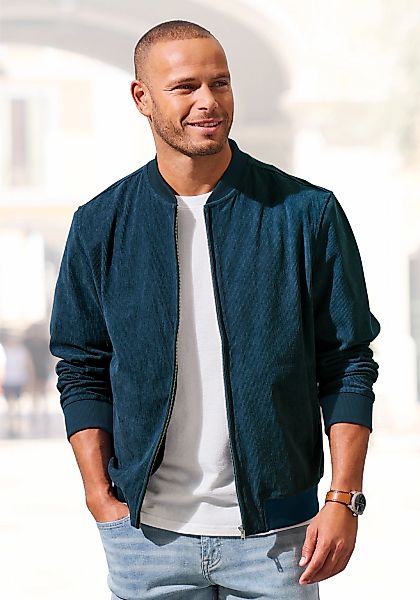 H.I.S Cordjacke "- Blouson mit Reißverschluss", Pilotenjacke / Übergangsjac günstig online kaufen