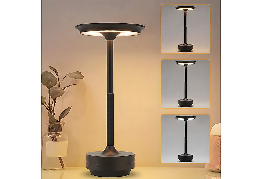 ZMH LED Tischleuchte Kabellos Nachttischlampe Touch Dimmbar Lampe Fensterba günstig online kaufen