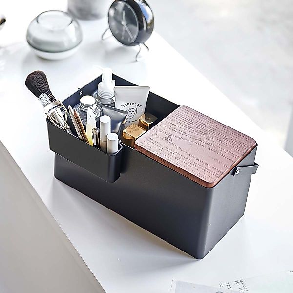 Yamazaki Kosmetikbox "Tower" aus Metall, 31x15x15cm, günstig online kaufen