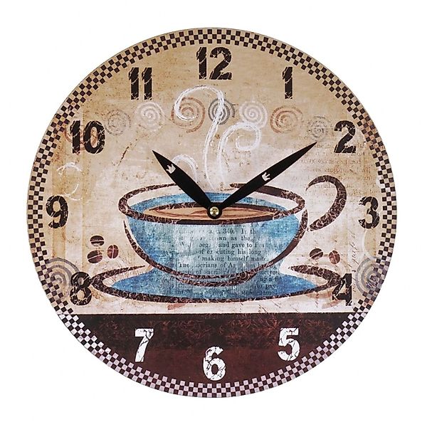 BURI Wanduhr Zeitlose Wanduhr Ø29cm Landhausstil günstig online kaufen