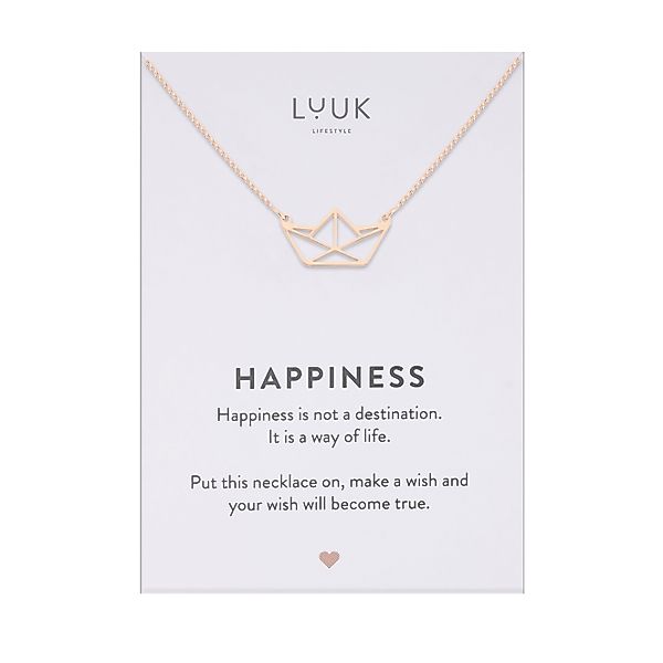 LUUK LIFESTYLE Kette mit Anhänger Schiff, günstig online kaufen