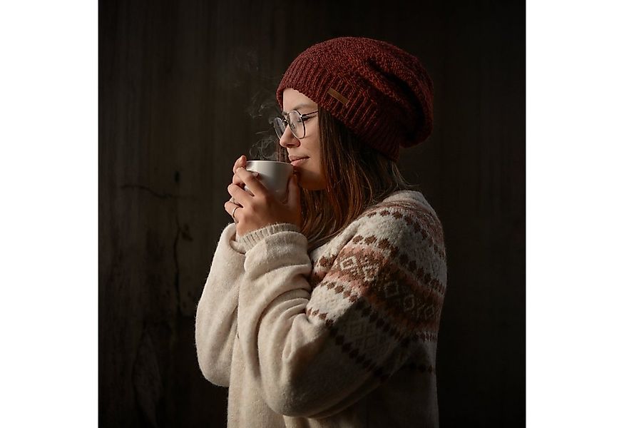 McRon Strickmütze Beanie Wollmütze Modell "Lina Meliert" hoher Schurwollant günstig online kaufen