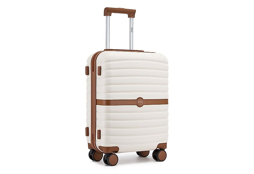 KONO Handgepäckkoffer Koffer Trolley ABS+PC Hartschalenkoffer mit TSA-Schlo günstig online kaufen