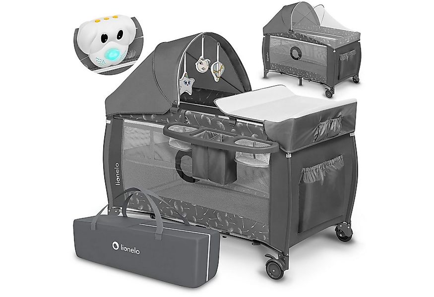 lionelo Baby-Reisebett LO-SVEN PLUS, ab Geburt bis 15kg mit Zubehör günstig online kaufen