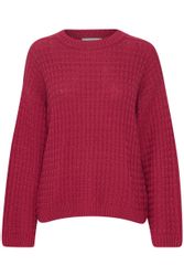 b.young Strickpullover Grobstrick mit Abgesetzten Schultern günstig online kaufen
